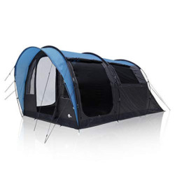 your GEAR Zelt Bora - Tunnelzelt für 4 Personen, UV 50+ Familienzelt, dunkle Schlafkabine, großer Wohnraum und Fenster, wasse