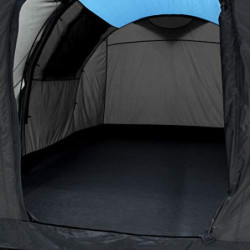 your GEAR Zelt Bora - Tunnelzelt für 4 Personen, UV 50+ Familienzelt, dunkle Schlafkabine, großer Wohnraum und Fenster, wasse