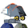 Lumaland Pop Up Zelt | 3-4 Personen Familienzelt | Wurfzelt Innenmaße 210x210x120 cm | Wasserdicht & Windfest | Ideal als Cam