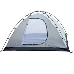 SAFACUS 4 Mann Camping Zelt, mit Vorraum, Iglu-Zelt für 4 Personen, leicht, stabil, doppelwandig, wasserdicht Kuppelzelt, Mos