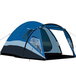 Portal Zelt 3-4 Personen Stehehöhe Camping Kuppelzelt XL mit Vorraum Seitentür&Fenster 3-4 Saison 3000mm Wasserdicht für Outd