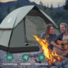 Camping Zelt, Kuppelzelte für 2-3 Personen  S 3-4 Personen L , Familienzelt Camping Backpacking Zelte Wasserdicht & Winddicht