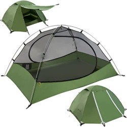 Clostnature 3 Jahreszeiten Zelt für Camping - 2/3/4 Personen Wasserdichtes Outdoor Zelt Ultraleichtes Trekking Zelt, Kompakt 
