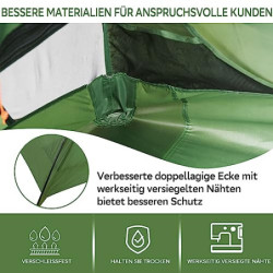 Clostnature 3 Jahreszeiten Zelt für Camping - 2/3/4 Personen Wasserdichtes Outdoor Zelt Ultraleichtes Trekking Zelt, Kompakt 