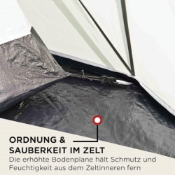 Coleman Rocksprings 4 Zelt, 4 Personen, 4 Mann Zelt, Igluzelt, Festivalzelt, Leichtes Kuppelzelt mit Vorzelt, Wasserdicht WS 