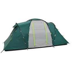Coleman Spruce Falls 4 Zelt, 4 Personen Kuppelzelt mit nachtschwarzer Schlafkabine, 4 Mann Familienzelt, wasserdicht WS 4.500