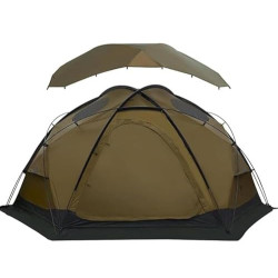 TOMOUNT Kuppel Zelt Nylon 4 Personen Wasserdicht Campingzelt Familienzelt Hemisphärische Kuppelzelt für Trekking, Camping, Ou