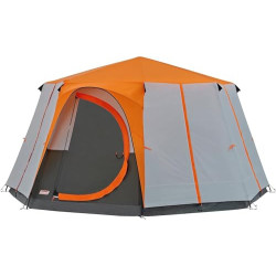 Coleman Octagon mit großen Fenstern, mit 360° Rundumblick, stabile Stahlstangenkonstruktion, Vollständig integrierte Bodenpla