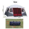 YXCKG 8-12 Personen Zelt, Familienzelt Mit 2 Schlafzimmern, Camping Zelte & Unterstände, Großes Zelt 12 Personen Outdoor Zelt