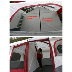 YXCKG 8-12 Personen Zelt, Familienzelt Mit 2 Schlafzimmern, Camping Zelte & Unterstände, Großes Zelt 12 Personen Outdoor Zelt