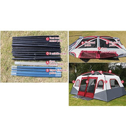 YXCKG 8-12 Personen Zelt, Familienzelt Mit 2 Schlafzimmern, Camping Zelte & Unterstände, Großes Zelt 12 Personen Outdoor Zelt