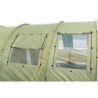 CampFeuer Zelt Multi für 4 Personen | Olivgrün | Tunnelzelt mit riesigem Vorraum, 5000 mm Wassersäule | Campingzelt mit Boden
