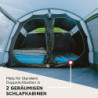 Coleman Zelt Vail 4/6, Camping-Zelt 4/6 Personen, großes Familienzelt mit 2/3 extra großen Schlafkabinen und Vorraum, schnell
