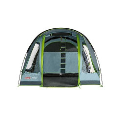 Coleman Zelt Meadowood 4, Camping-Zelt 4 Personen, großes Familienzelt mit 2 extra großen verdunkelten Schlafkabinen und Vorr