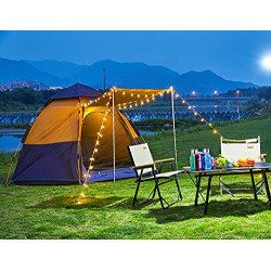 HEWOLF Camping Zelt 3-4 Personen Kuppelzelt Wasserdicht UV-Schutz Pop Up Zelt Doppelschicht Wurfzelt Sechseckiges Sekundenzel