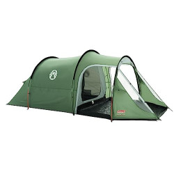 Coleman Zelt Coastline 3 Plus | kompaktes 3 Mann Zelt | 3 Personen Tunnelzelt | leichtes Campingzelt mit Vorzelt und Fenstern