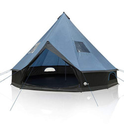 your GEAR Zelt Ravello - Tipizelt in 2 Größen für 4-8 Personen, Familienzelt mit 400 cm oder 500 cm Durchmesser, Campingzelt 