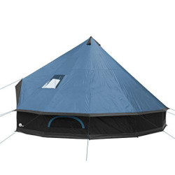 your GEAR Zelt Ravello - Tipizelt in 2 Größen für 4-8 Personen, Familienzelt mit 400 cm oder 500 cm Durchmesser, Campingzelt 