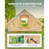DARTMOOR Aufblasbares Campingzelt mit Pumpe 4-6 Personen Tragbares Familienzelt 3×2,1×2,1m Wasserdichtes Glamping Zelt 4-Jahr