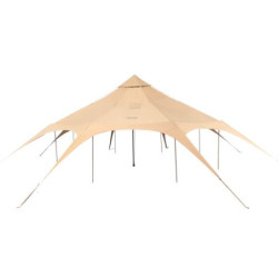 VEVOR Glockenzelt 5 x 2,8 m Jurten Zelt TC-Baumwolle und robusten Eisenstangen mit Einer Bodenplane aus Oxford-Stoff Campingz