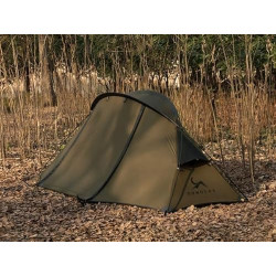 TOMOUNT Zelt 1 Person Nylon Ultraleichte Campingzelt Kleine Packungsgröße, 4 Saison Wasserdicht & Winddicht Kompakt Kuppelzel