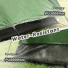 Forceatt Zelt 3 Personen Camping Wasserdicht 3-4 Saison,Ultraleicht Zelte Mit Kleinem Packmaß, Kuppelzelt Sofortiges Aufstell