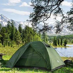 Forceatt Zelt 3 Personen Camping Wasserdicht 3-4 Saison,Ultraleicht Zelte Mit Kleinem Packmaß, Kuppelzelt Sofortiges Aufstell
