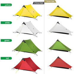 KIKILIVE ultraleichtes Campingzelt Neues LanShan für den Außenbereich,2 Personen Zeltunterstand perfekt für Camping,Rucksackt