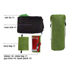 KIKILIVE ultraleichtes Campingzelt Neues LanShan für den Außenbereich,2 Personen Zeltunterstand perfekt für Camping,Rucksackt