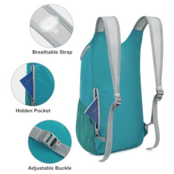 G4Free Ultraleichter Wanderrucksack, 11 l, kleiner faltbarer Wander-Tagesrucksack, lässige Outdoor-Tasche für Männer und Frau