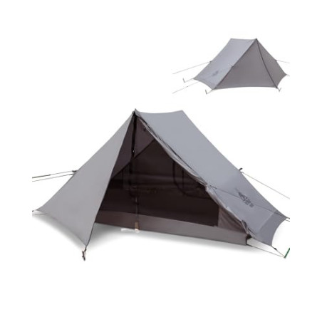 OneTigris HILLRIDGE Ultraleicht Zelt 1 2 Personen wasserdicht 3000 mm 3 Jahreszeiten Campingzelt Doppelschicht Moskitoschutz 