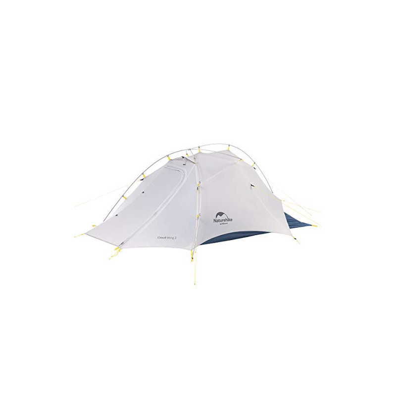Naturehike Cloud-Flügel Ultraleichte Beruf Zelte Doppelten 2 Personen Zelt 3-4 Saison für Camping Wandern Zelt  15D Grau/Azur