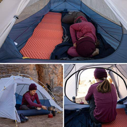 Naturehike Cloud-Flügel Ultraleichte Beruf Zelte Doppelten 2 Personen Zelt 3-4 Saison für Camping Wandern Zelt  15D Grau/Azur