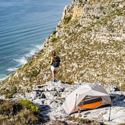 Naturehike VIK Zelt Ultraleichtzelt 3-Jahreszeiten-Rucksackzelt mit Zeltboden 20D für Camping Wanderungen  Weiß 2 Personen 