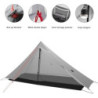 KIKILIVE Lanshan Ultraleichtes Outdoor-Campingzelt, leichtes Zelt, 1 Person, Rucksackzelt, leichtes Netz-Unterschlupf, perfek