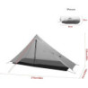 KIKILIVE Lanshan Ultraleichtes Outdoor-Campingzelt, leichtes Zelt, 1 Person, Rucksackzelt, leichtes Netz-Unterschlupf, perfek
