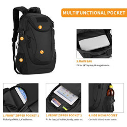 HUNTVP® 25L Taktisch Rucksack MOLLE Schultasche Militärisch Schulranzen Daypack Wasserdicht Mini Erwachsene Tagesrucksack Spo
