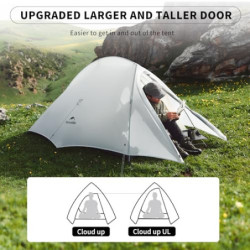 Naturehike Cloud Up UL Camping Zelt 1-2 Personen Backpacking Zelt Kompaktes Ultraleichtes Doppelte Schicht Wasserdicht Winddi