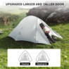 Naturehike Cloud Up UL Camping Zelt 1-2 Personen Backpacking Zelt Kompaktes Ultraleichtes Doppelte Schicht Wasserdicht Winddi