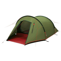 High Peak Leichtgewicht Zelt Kite 2, Campingzelt mit Vorbau, Trekkingzelt für 2 Personen, Tunnelzelt nur 2,8 kg, Dauerventila