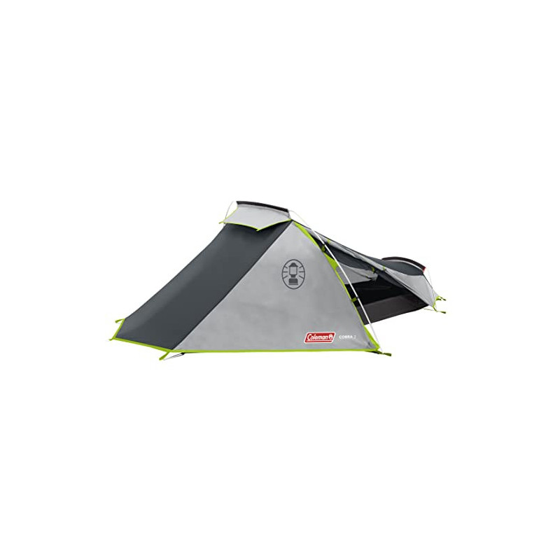 Coleman Cobra, ultraleichtes kompaktes 2 Mann Zelt, 2 Personen Wanderzelt, 100% wasserdicht, eingenähte Bodenplane, Trekkingz Coleman Cobra, ultraleichtes kompaktes 2 Mann Zelt, 2 Personen Wanderzelt, 100% wasserdicht, eingenähte Bodenplane, Trekkingz