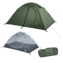 Naturehike Ultraleichtes Zelt für 1–2 Personen Kompaktes Kuppelzelt für 3–4 Jahreszeiten Tragbare Camping- und Wanderzelte Sc