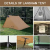 RDYMONKEY UL Gear Lanshan 2 Zelt 2 Personen Ultraleichtes Wasserdichtes Professionelles Wanderzelt für 2 Person Camping Doppe
