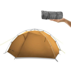 3FULGEAR Taiji 2 Camping Zelt Ultraleichtes, wasserdichtes, professionelles Backpacking-Zelt, 2-Personen-Zelt für Camping/Ang