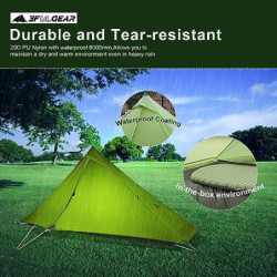 RXFSP 3F UL Gear Lanshan Ultraleichtes Zelt 3/4-Jahreszeiten Camping Zelt, ideal für das Camping im Garten, Outdoor Lightweig
