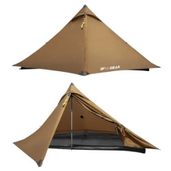 RDYMONKEY 3F UL Gear Lanshan PRO Ultraleicht Zelt für Camping, Zelt 1 Person oder 2 Personen 3/4-Jahreszeiten Wasserdichtes P