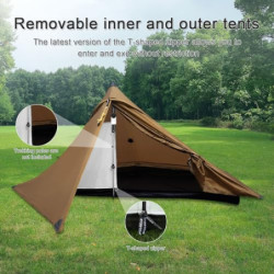 RDYMONKEY 3F UL Gear Lanshan PRO Ultraleicht Zelt für Camping, Zelt 1 Person oder 2 Personen 3/4-Jahreszeiten Wasserdichtes P
