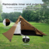 RDYMONKEY 3F UL Gear Lanshan PRO Ultraleicht Zelt für Camping, Zelt 1 Person oder 2 Personen 3/4-Jahreszeiten Wasserdichtes P