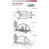 Naturehike Cloud-up 1 Ultraleichtes Campingzelt für 1 Person - Wasserdichtes Doppelschicht Backpackingzelt 4 Seasons Orange 