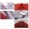 Naturehike Cloud-up 1 Ultraleichtes Campingzelt für 1 Person - Wasserdichtes Doppelschicht Backpackingzelt 4 Seasons Orange 